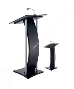 Bục phát biểu sắt sơn tĩnh điện mặt mica có đèn Uman HM7436