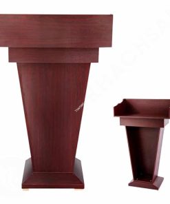 Bục phát biểu gỗ công nghiệp màu đỏ PB5201