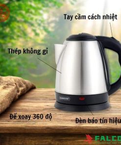 Ấm đun siêu tốc 1.5 Lít thương hiệu Sunhouse
