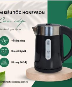 Bình đun nước siêu tốc nhanh chóng, an toàn và tiện lợi