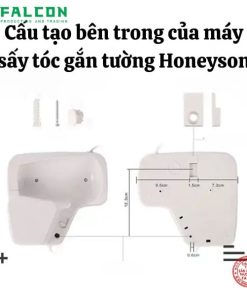 Cấu tạo của máy sấy tóc treo tường khách sạn