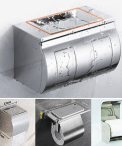 Hộp dựng giấy vệ sinh inox khách sạn