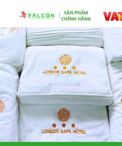 Khăn khách sạn thêu logo tại Falcon