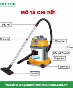 Máy hút bụi được thiết kế thông minh, có chế độ tự động ngắt điện