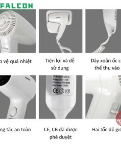 Máy sấy tóc Honeyson an toàn tiện lợi