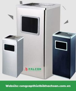 Thùng rác sảnh inox được Falcon cung cấp chất lượng cao