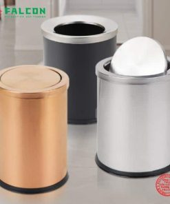 Thùng rác tròn khách sạn nắp bập bênh