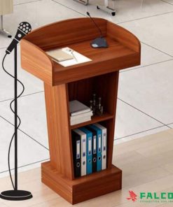 Bục phát biểu được thiết kế chất liệu gỗ công nghiệp bền bỉ
