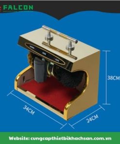 Máy đánh giày được thiết kế nhỏ gọn, tiện lợi