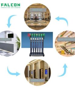 Giá treo ô dù được sử dụng ở nhiều nơi, tăng sự tiện nghi