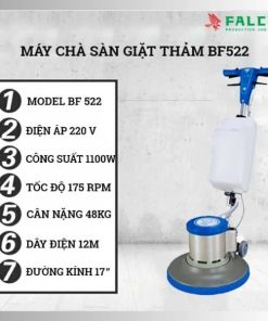 Máy chà sàn công nghiệp được thiết kế với công suất cao