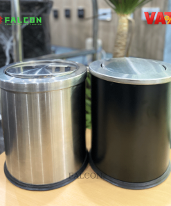 Thùng rác tròn inox cao cáp, chất lượng