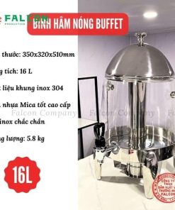 Thông tin của bình hâm nóng và giữ lạnh buffet được cung cấp tại Falcon