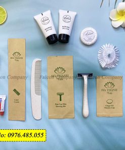Bộ combo amenities dùng 1 lần lúa mạch cao cấp cho khách sạn 3 đến 5 sao