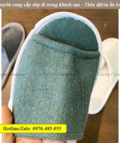 Dép vải tery khách sạn cao cấp, dép freesize phù hợp cho cả nam và nữ