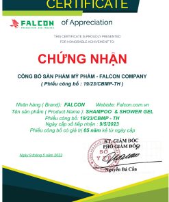 Tuýp dầu gội, sữa tắm được chứng nhận an toàn sử dụng