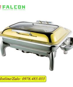 Bếp hâm nóng thức ăn buffet hình chữ nhật chuyên dụng cho khách sạn, sự kiện, quán ăn
