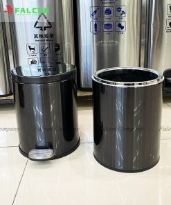 Thùng rác trong phòng inox phủ nano 6L cho khách sạn, bệnh viện, trường học, quán ăn..