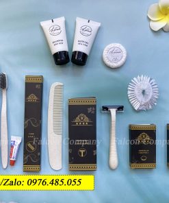 Bộ đồ dùng tiêu hao amenity tiêu hao khách sạn chất liệu lúa mạch thân thiện môi trường