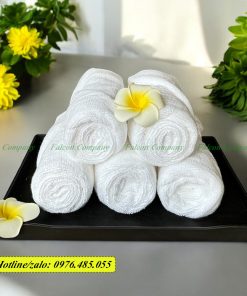 Khăn mặt 34x70cm cao cấp, mềm mại cotton 100% thấm hút tốt an toàn cho da