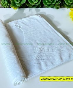 Thảm lâu chân trắng tiêu chuẩn 3-5 sao, khăn lau chân chuyên dùng cho khách sạn