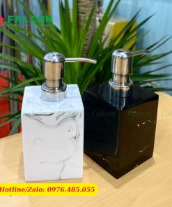 Bình đựng dầu gội, sữa tắm cho khách sạn chất liệu mica dung tích 280ml