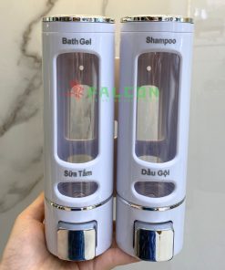 Bình đựng dung dịch gắn tường đôi nhựa cao cấp 400ml