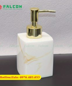 Bình đựng dung dịch khách sạn vân đá 230ml cao cấp