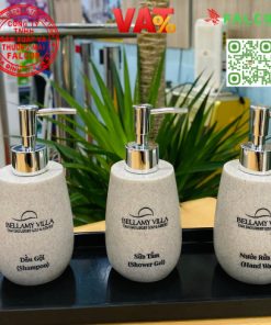 Bình đựng dầu gội, sữa tắm, nước rửa tay, dầu xả ... 280ml vòi inox 304