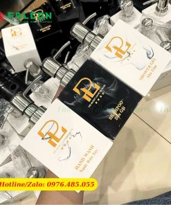 Bình mica đựng dung dịch cho khách sạn in ấn logo theo yêu cầu