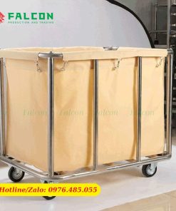 Xe dọn buồng phòng chuyên dùng cho khách sạn 1 túi