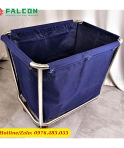 Xe giặt là 1 túi khung inox cao cấp cho khách sạn