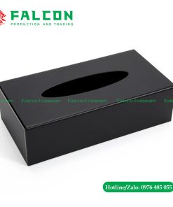 Hộp đựng giấy hình chữ nhật nhựa Acrlyic cao cấp cho khách sạn