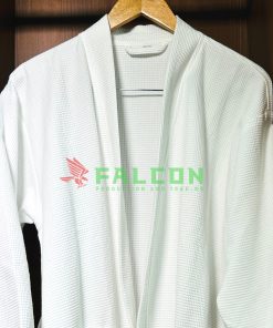 Áo choàng tắm vải tổ ong cotton 100% được sử dụng tại homestay, spa, khách sạn
