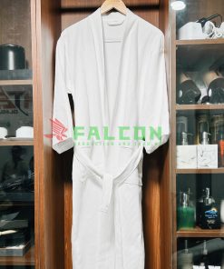 Áo tắm khách sạn tổ ong dáng dài có đai lưng