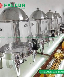 Bình đựng nước trái cây tự phục vụ buffet inox