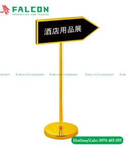 Biển chỉ dẫn mũi tên mạ vàng cao cấp