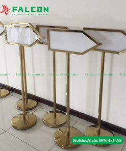 Chuyên cung cấp biển chỉ dẫn inox cao cấp cho nhà hàng, khách sạn, trung tâm, hội nghị...