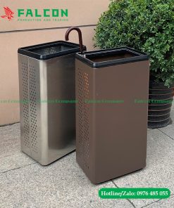 Thùng đựng ô dù hình chữ nhật chất liệu thép không gỉ cao cấp