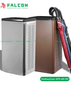 Thùng đựng ô dù chất liệu thép sơn tĩnh điện bền bỉ không bong chóc