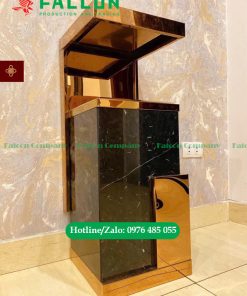 Thùng rác đặt sảnh đá hoa cương cao cấp cho khách sạn