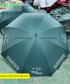 Cung cấp thiết kế & in logo trên ô dù cho khách sạn