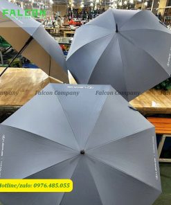 Mẫu ô dù in logo cho khách sạn nâng cấp thương hiệu